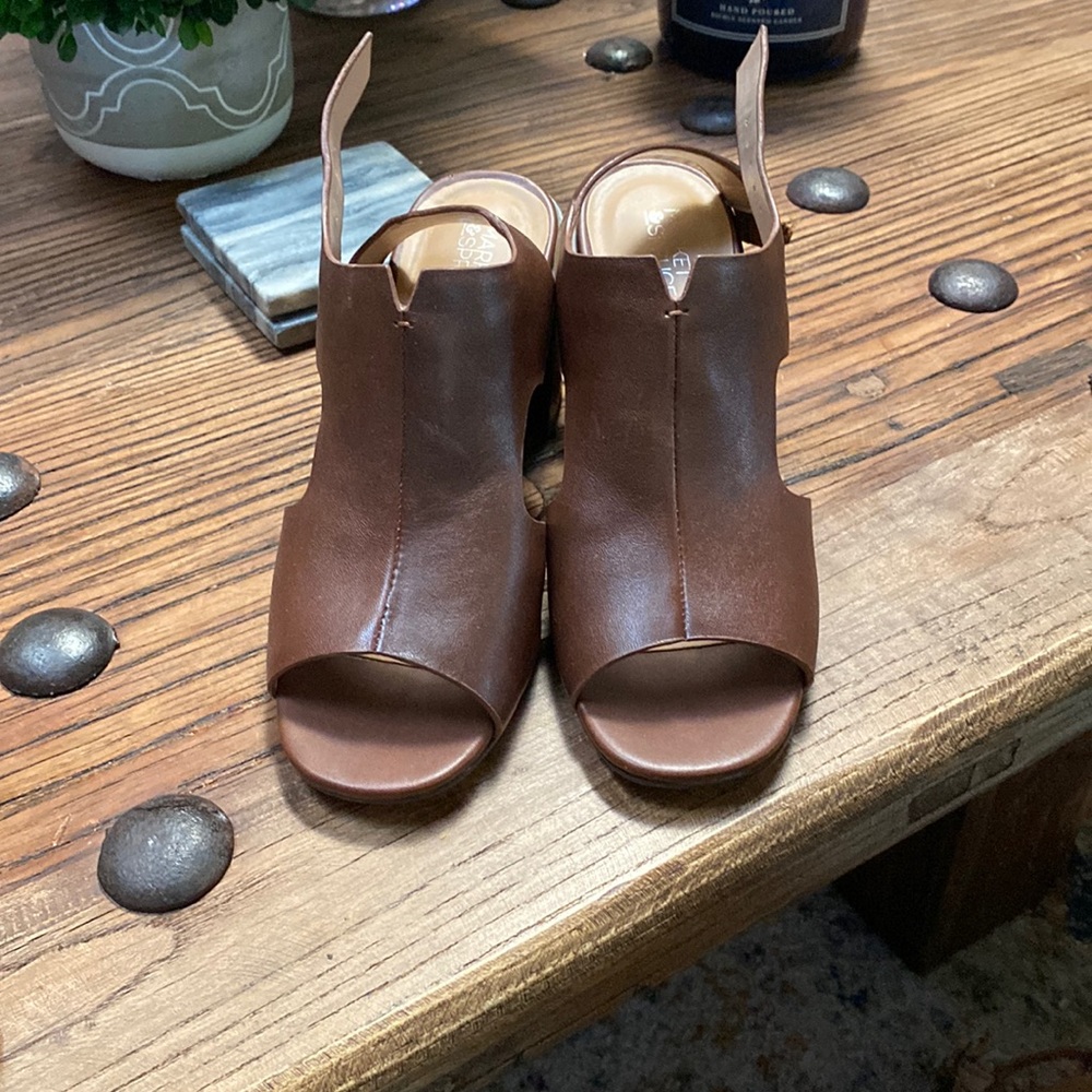 Brand new chunky heeled sandals